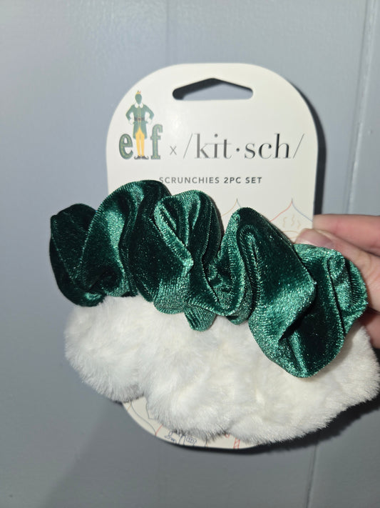 ELF X Kitsch scrunchies 2pc Set