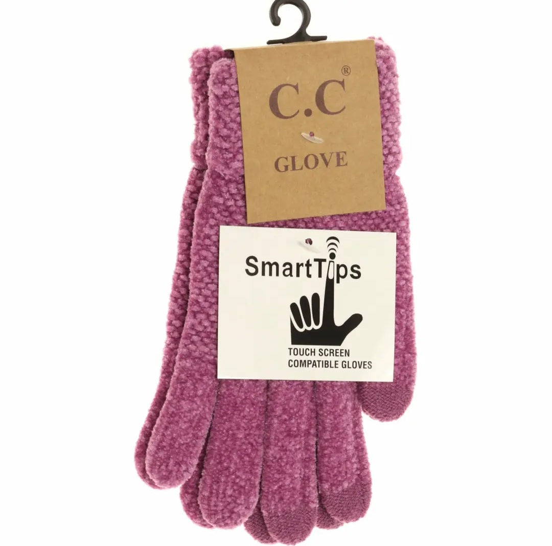 Eco-Friendly Chenille Woman's Gloves